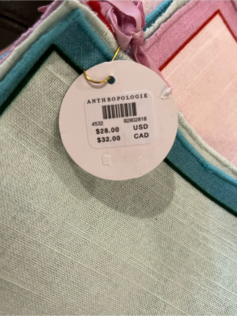 Anthropologie Cocktail Napkins